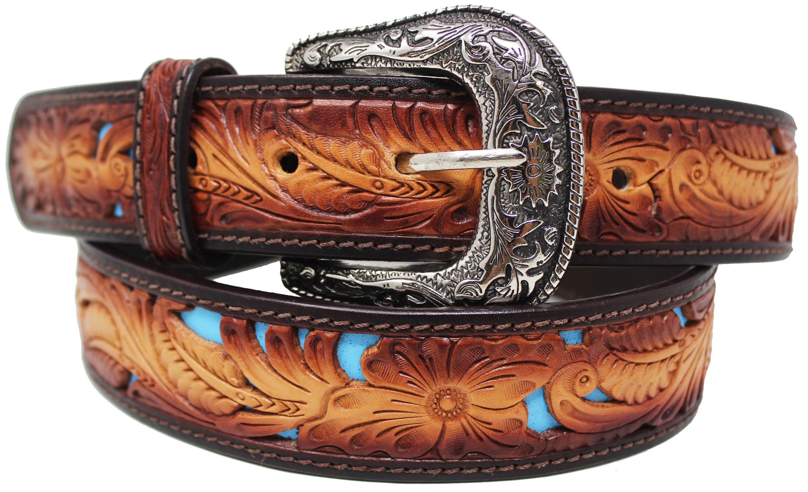 RRL 圧花インレイ工芸 ベルト RRL 圧花インレイ工芸 ベルト 42” Purple Inlay Personalized