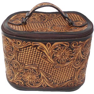 Bolso de viaje de cuero personalizado, bolso de tren, bolsillo con cremallera, neceser, neceser de viaje, estilo occidental, para mujer y hombre, FKT15