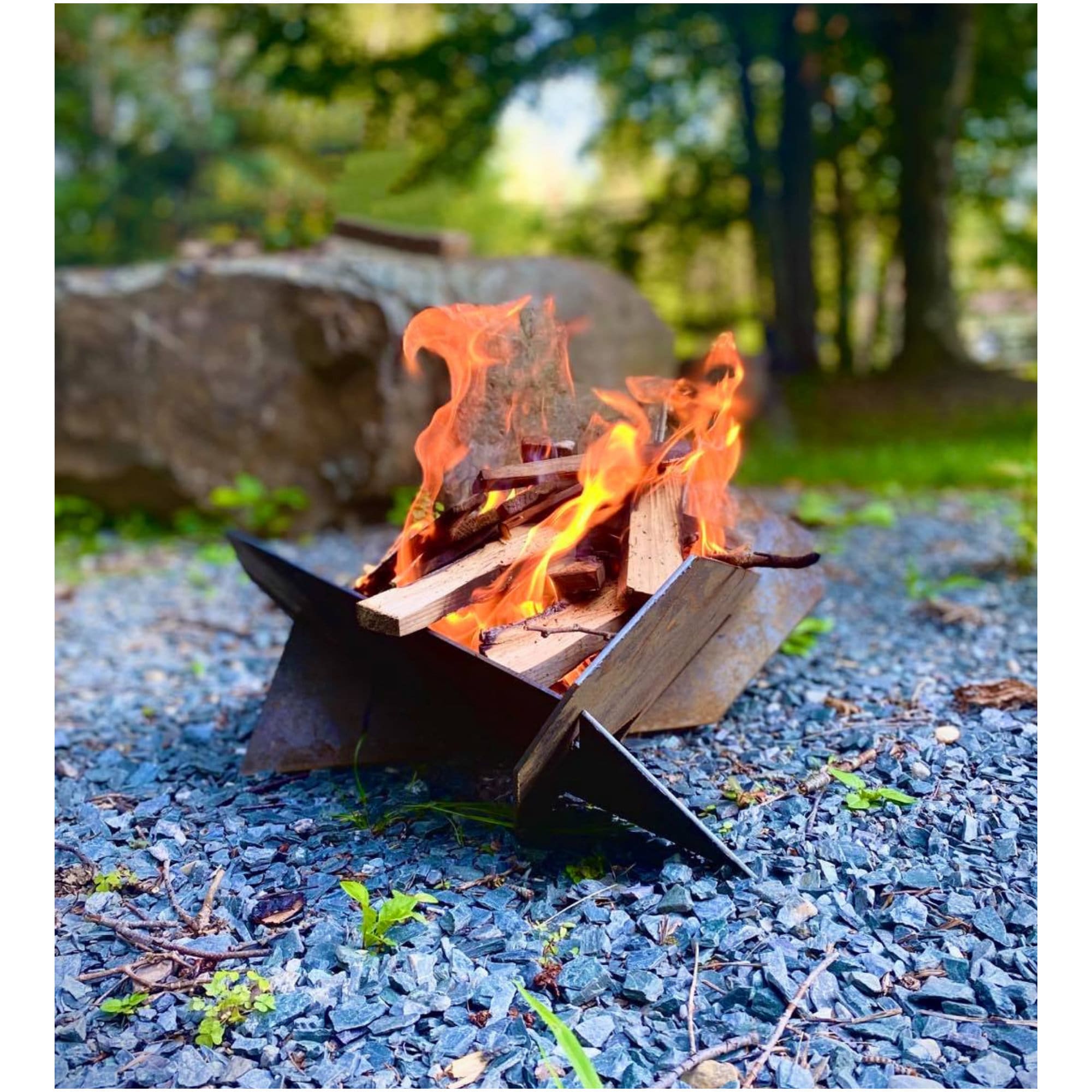 Firepit Metal Firepit Portable Firepit Etsy