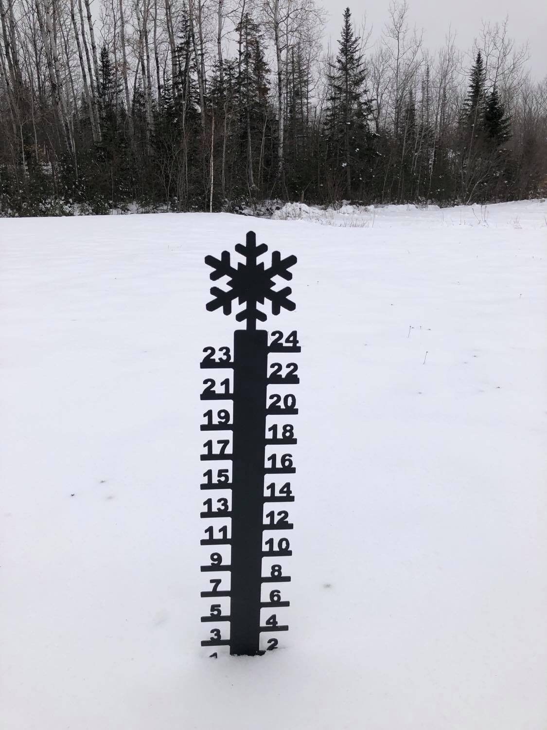 24'' Snow Depth Gauge Etsy