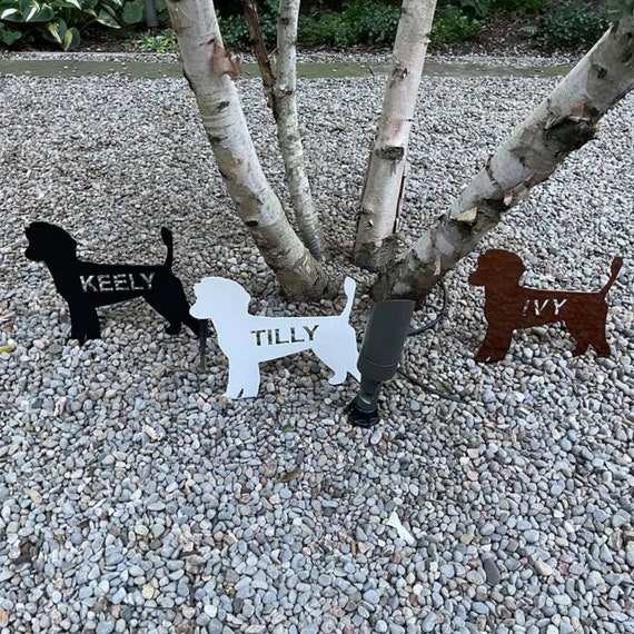 Dog Garden Ornaments Etsy