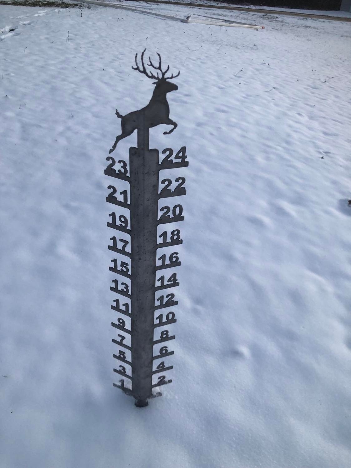 24'' Snow Depth Gauge Etsy