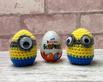 Minion Kinder Egg Cover, Minion Kinder Egg Cover, Gift for