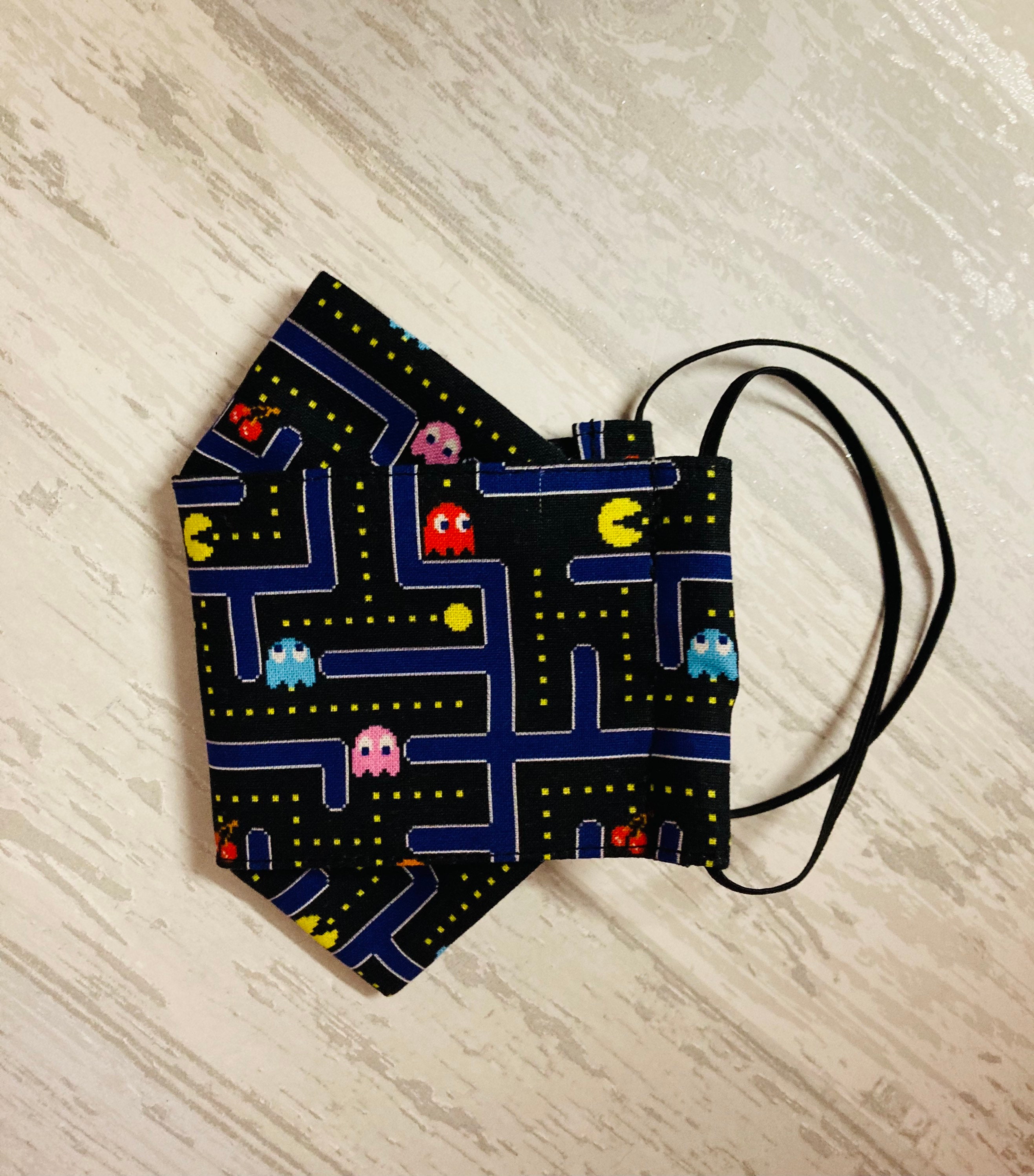PACMAN face mask pacman face mask non slip face mask Etsy