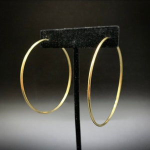 10K Gold Hoops,Gold Hoop Earrings,Minimalist Hoops,Dainty Hoop Earrings,Big Hoops,10K Gold Earrings,Plain Gold Hoops,Gold Earrings
