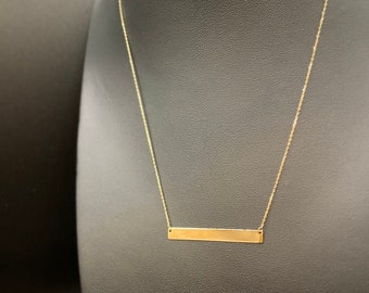 10k Gold Name Plate - Etsy Canada