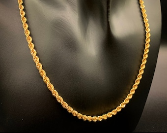 10K Gold Italian Rope Chain 