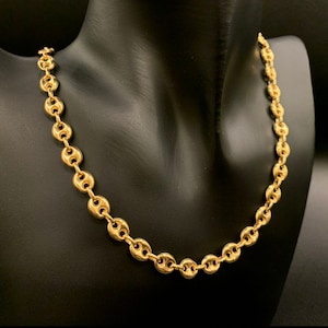 10K Gold Mariner Link Chain,Gold Mariner Link,Mariner Link Necklace,Mariner Link Chain,Mens Gold Mariner Chain,Womens Gold Mariner Chain