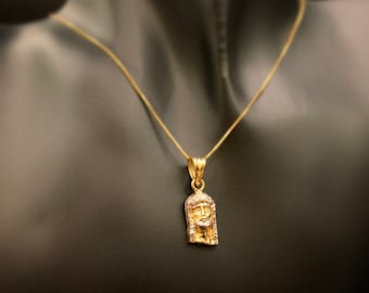 Gold Jesus Piece - Etsy