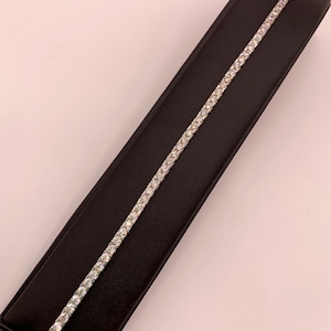 10K White Gold Tennis Bracelet, Gold Tennis Bracelet, CZ Stone Gold Tennis Bracelet, 10K CZ Stone Bracelet, Unisex Tennis Bracelet