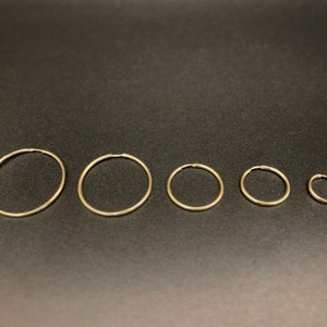 10K Gold Hoop Earrings, Gold Hoops, Minimalistic Gold Hoops, 10K Gold Earrings, Womens Gold Hoop Earrings, Girls Gold Hoops, Fine Gold Hoops