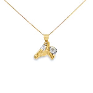 10K Gold Horse Head Pendant, Gold Horse Pendant, Gold Horse Charm, Stunning Horse Pendant, Horse Lover, Animal Lover Pendant, Horse Head