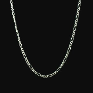 2.4 mm Silver Figaro Chain, 925 Figaro Chain, Silver Chains, 925 Figaro, Figaro Necklace, Silver Figaro Necklace, Layering Chain, 925 Chain