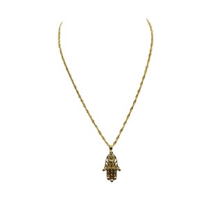 Gold Hamsa Pendant, 10K Gold Hamsa Pendant, 10K Hamsa Pendant, Gold Hamsa Hand, Hamsa Charm, Hamsa Charm Pendant, 10K Hamsa Charm