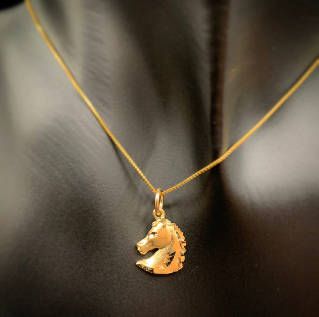 Buy 10K Gold Horse Pendant, Gold Horse Pendant, Horse Pendant, Horse  Necklace, Gold Animal Pendant, Horse Lover,horse Charm,animal Jewelry  Online in India - Etsy