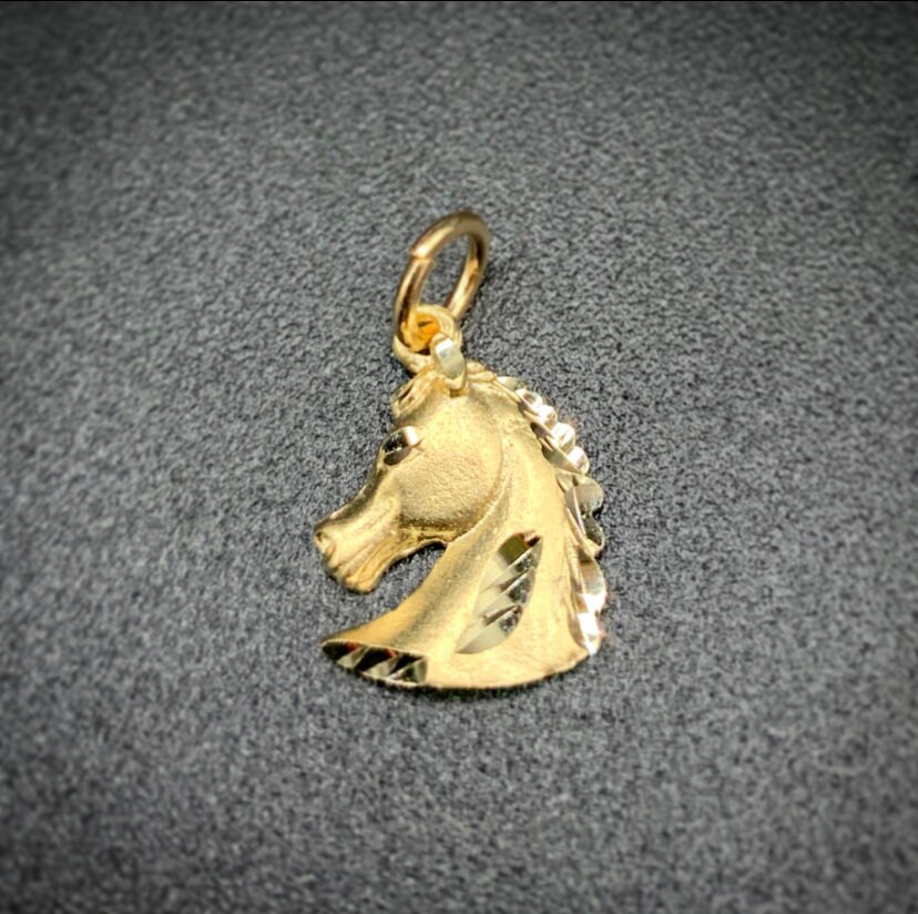 10K Gold Horse Pendant Gold Horse Pendant Horse Pendant Etsy