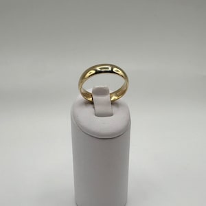 10 kt gouden trouwring, 5,11 mm trouwring, gouden bandring, 10 kt gouden band, gouden trouwring dames, gouden herentrouwring, trouwring