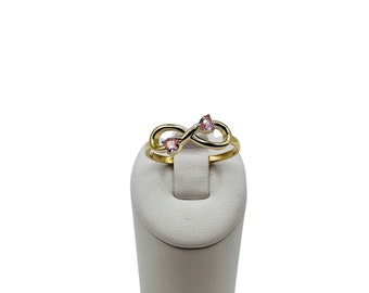 Gold Infinity Ring, 10K Infinity Ring, Gold Ring, Statement Ring, Stacking Ring, 10K Gold Ring, Women's Gold Ring, Women's Infinity Ring