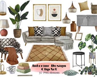 Boho Interior Design Etsy