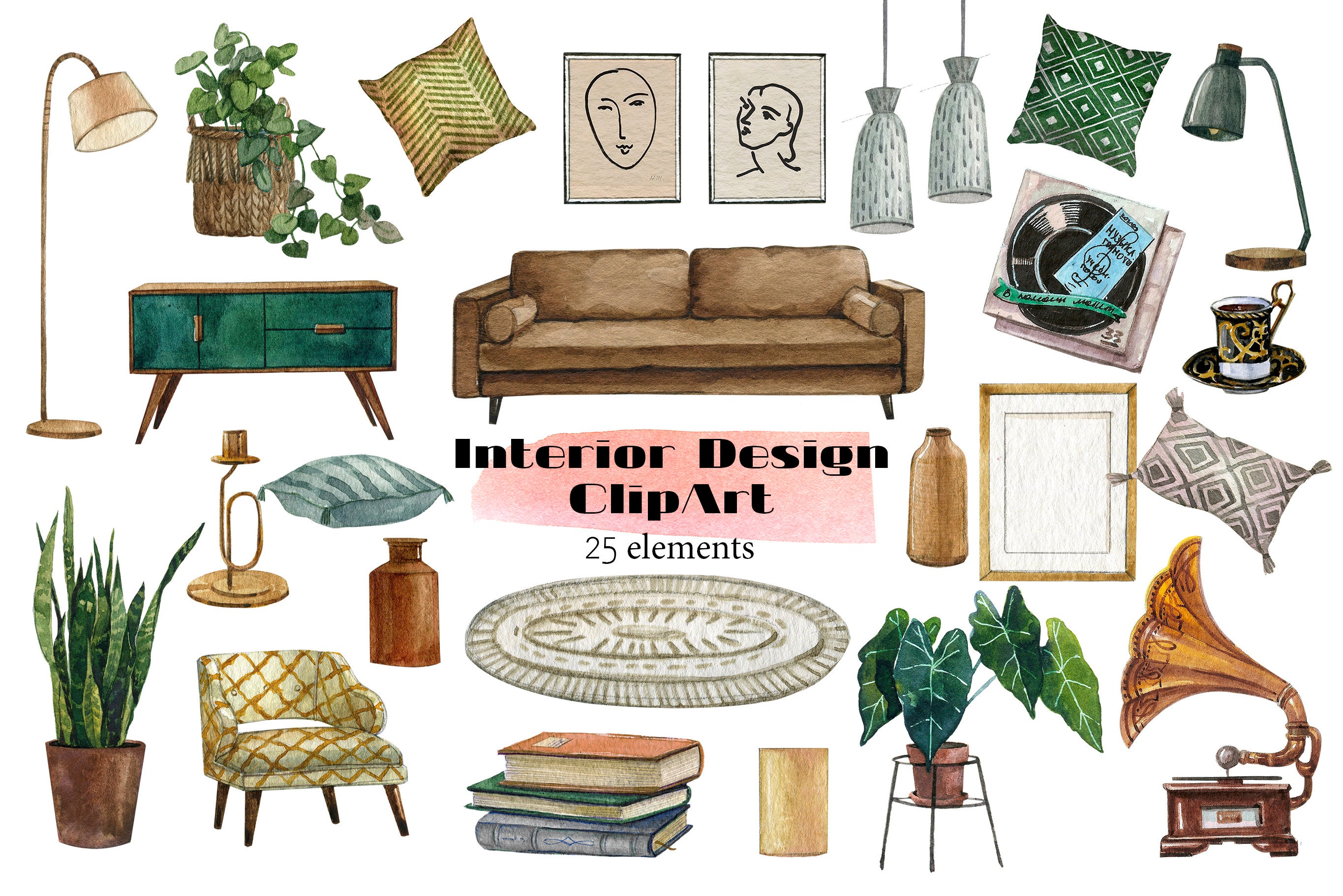 Interior Decor Scene Creatormodern Home Design - Etsy Norway
