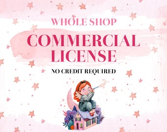 Whole Shop Commercial License NO Credit required / For Unlimited present and future sets