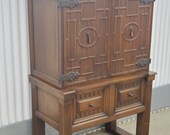 Antique Bar Cabinet, Rare Antique RCA Cabinet, Rare Victor Phonograph Cabinet, Liquor Cabinet, RCA Radio Rare Cabinet