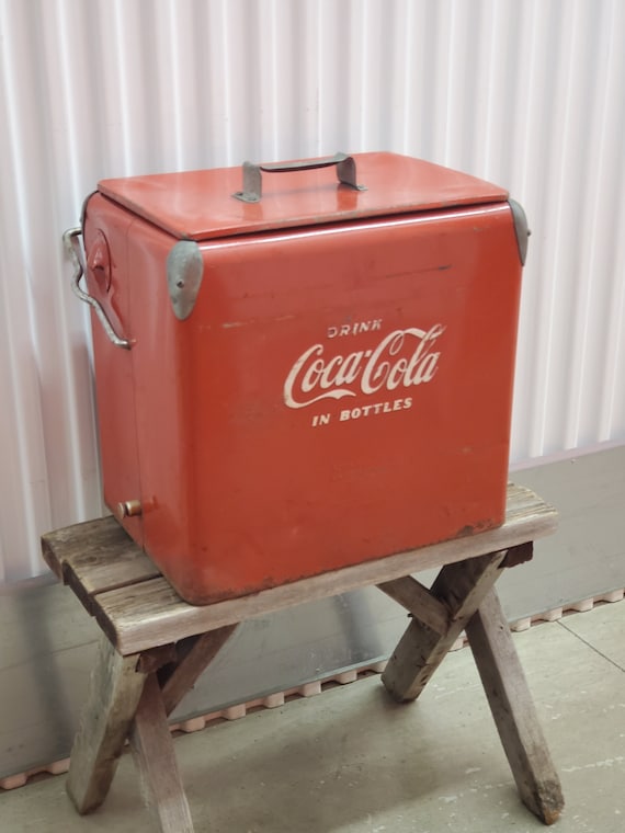 Buy Vintage Coca-cola Cooler, Coca-cola Advertising Online in