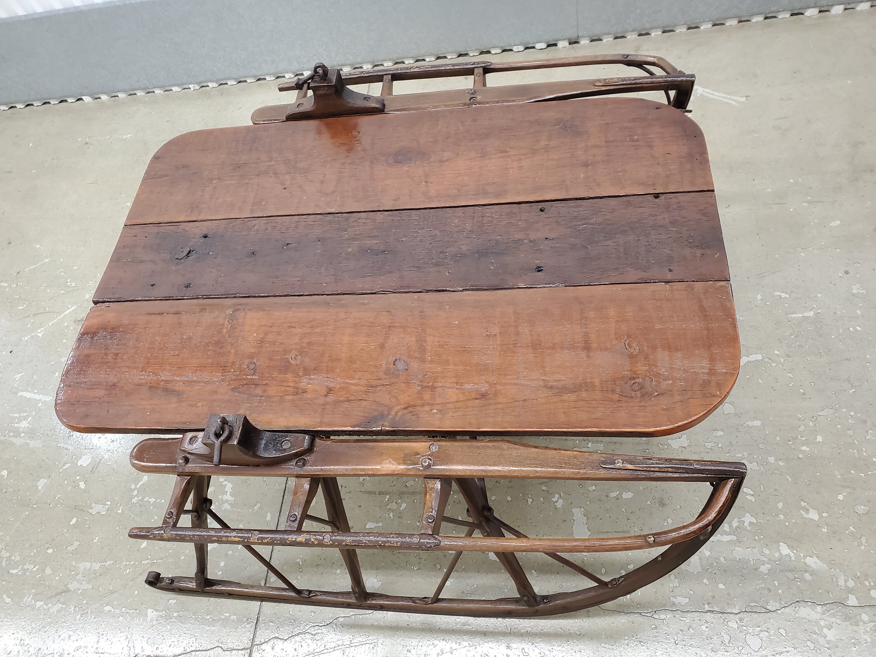Antique Sled Coffee Table Antique Sleigh Rustic Table Etsy