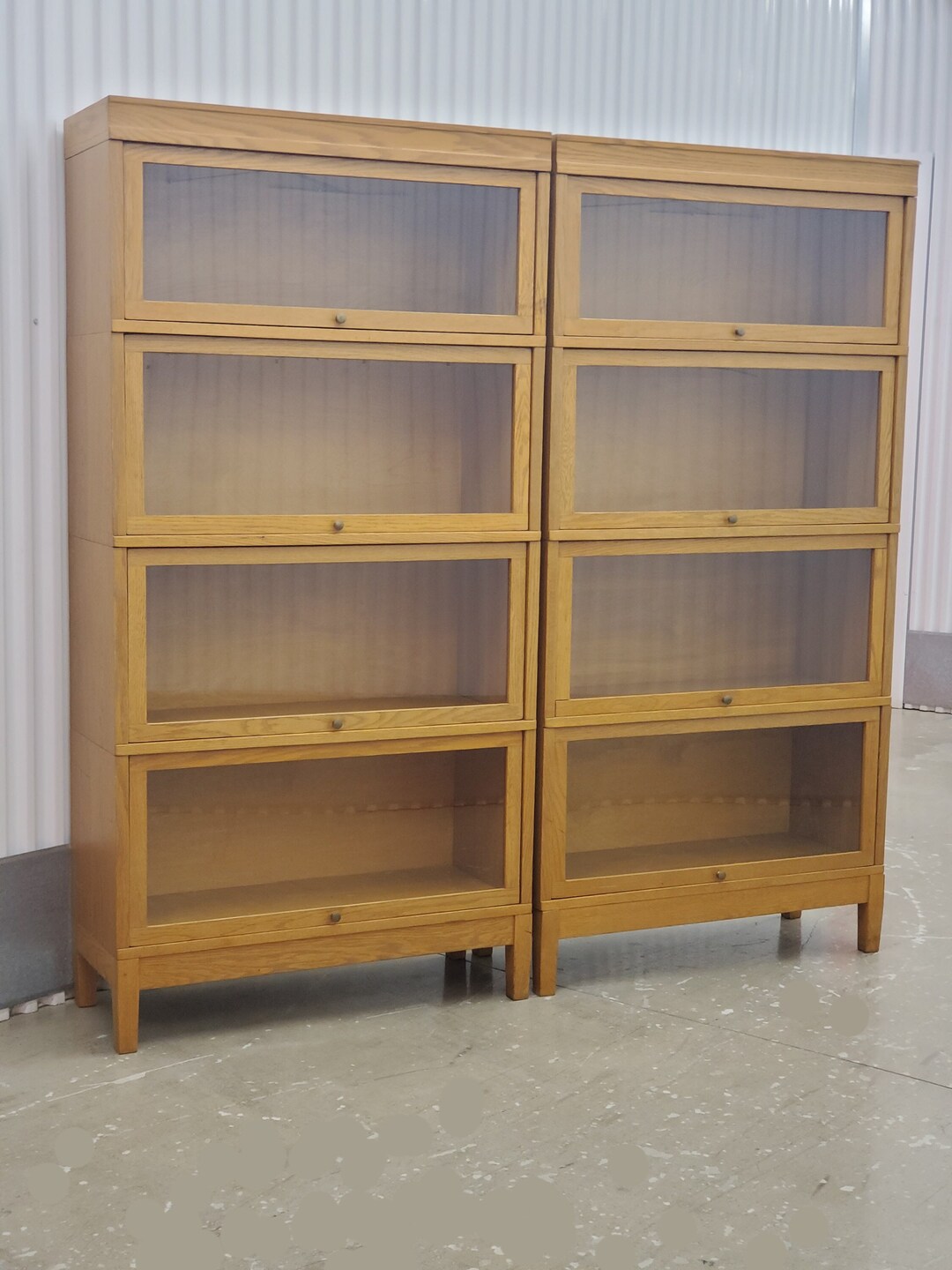 Vintage Bookcase, Pair of Vintage Hale Bookcases, 4 Stack Bookcase