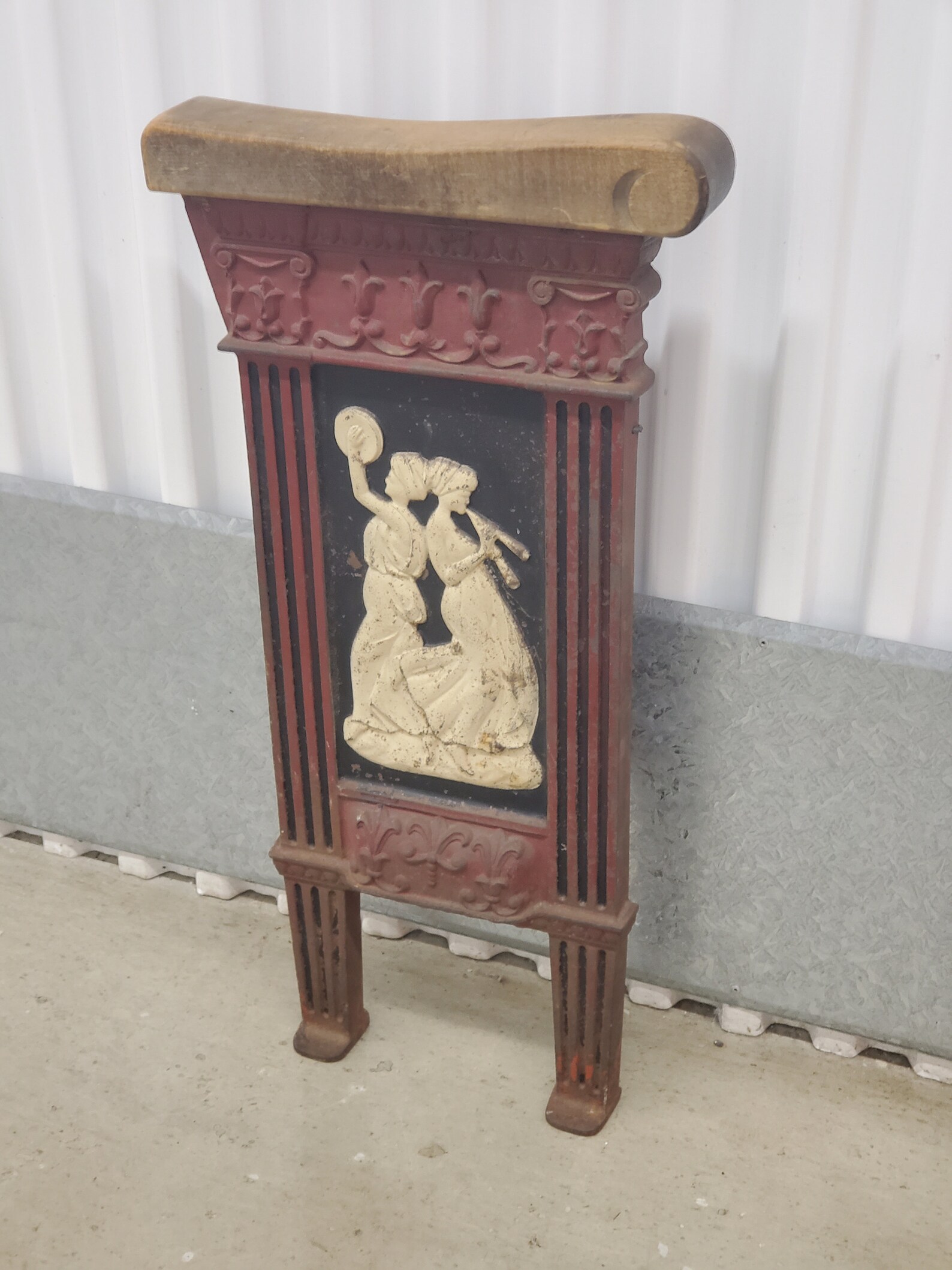 Cast Iron Movie Theater Seat End, Theater Wall Art, Antique Art Deco Etsy