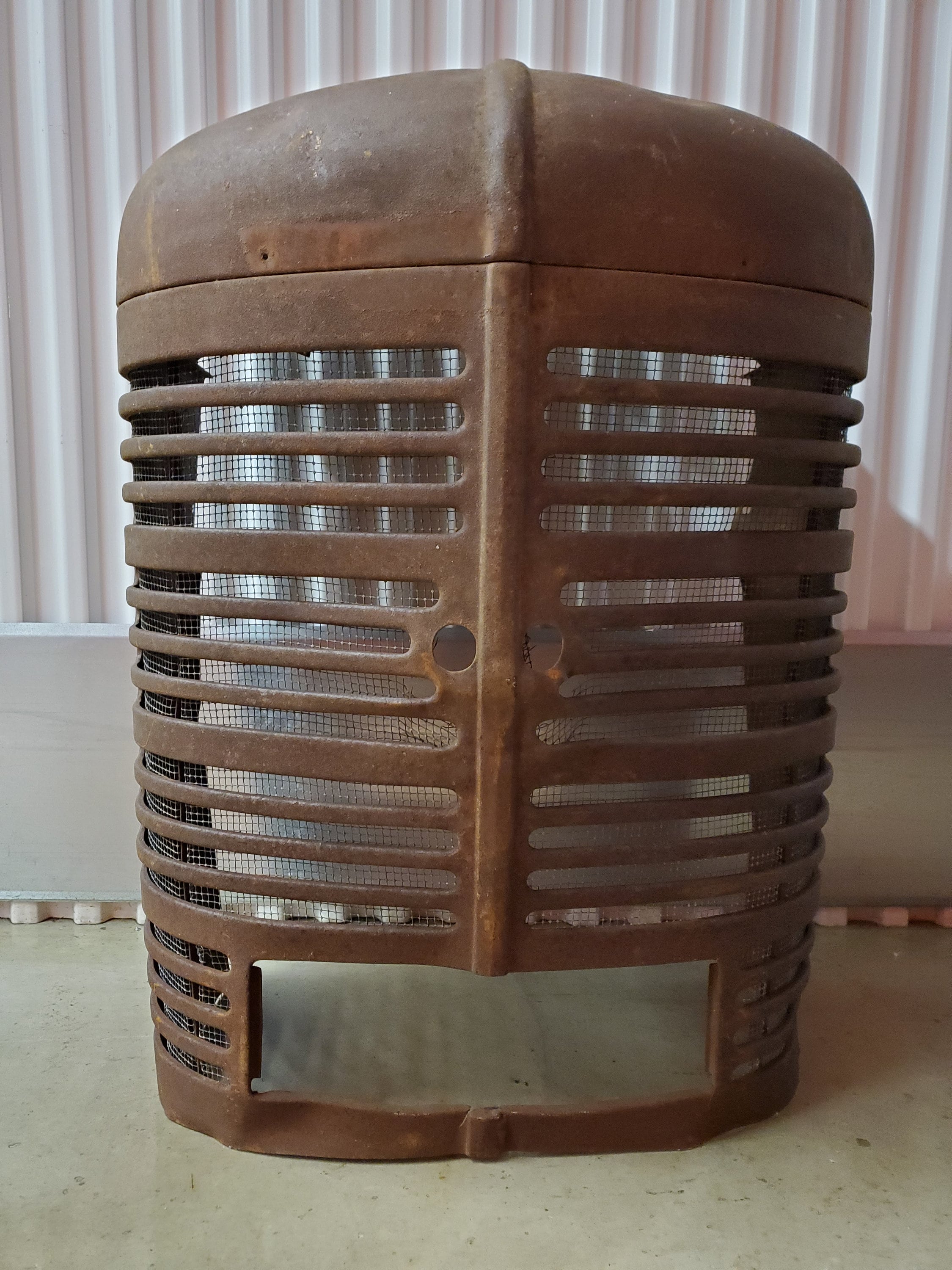 Farmall Tractor Grill Wall Hanging, Farmhouse Decor, Rust, Rustic Decor