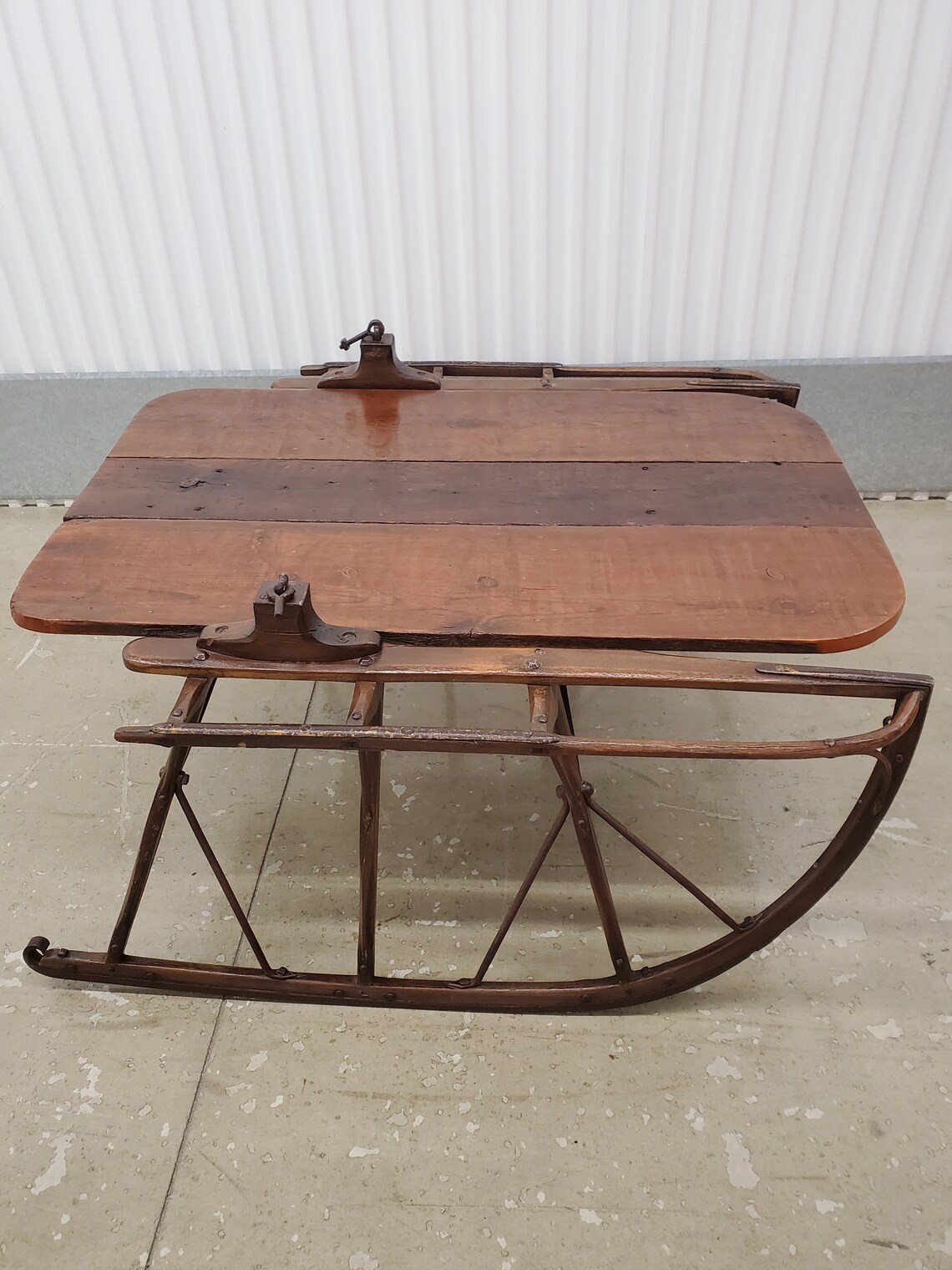 Antique Sled Coffee Table Antique Sleigh Rustic Table Etsy