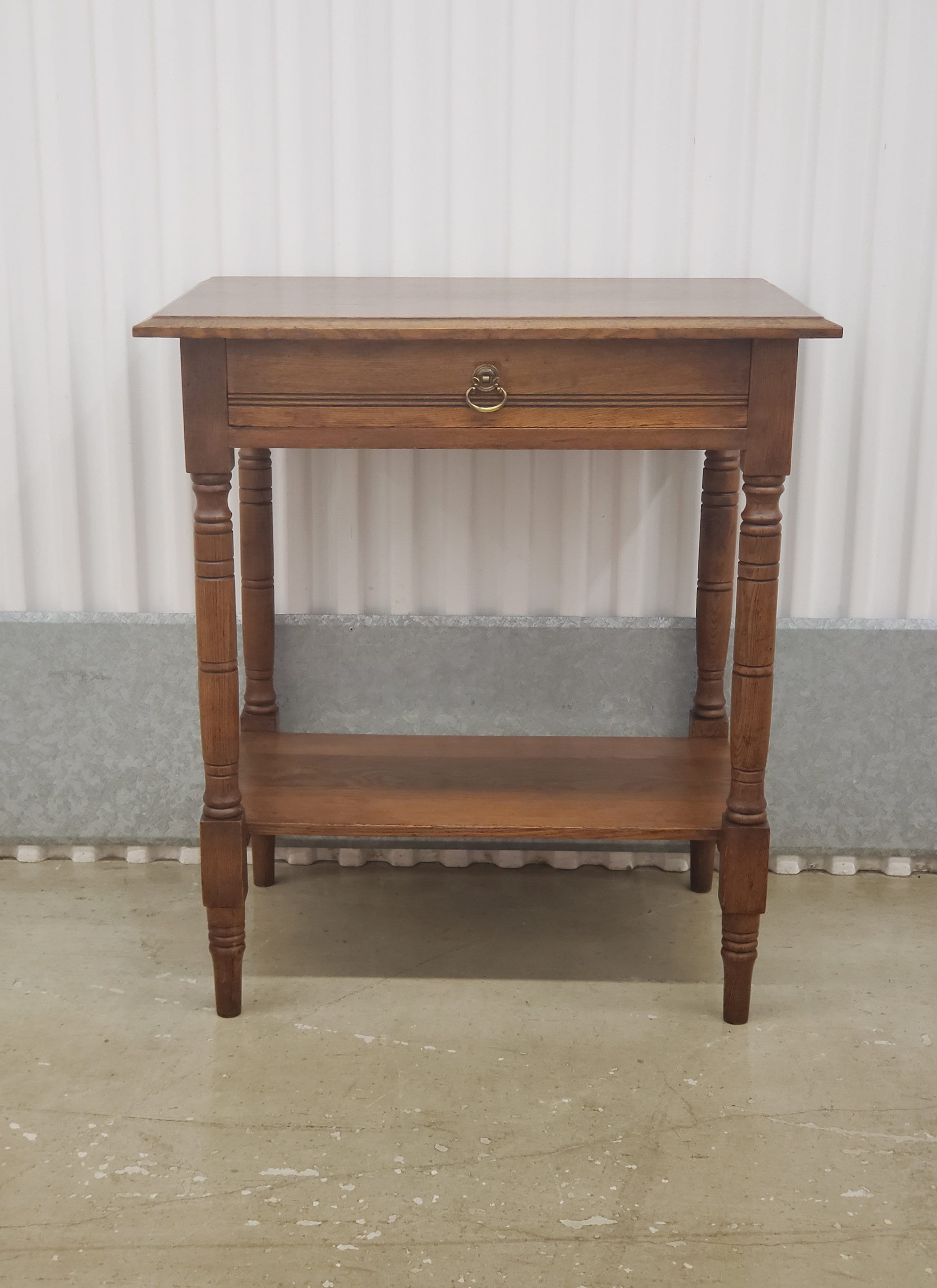Antique Vintage Wood Side or End Table Solid Wood Table Etsy
