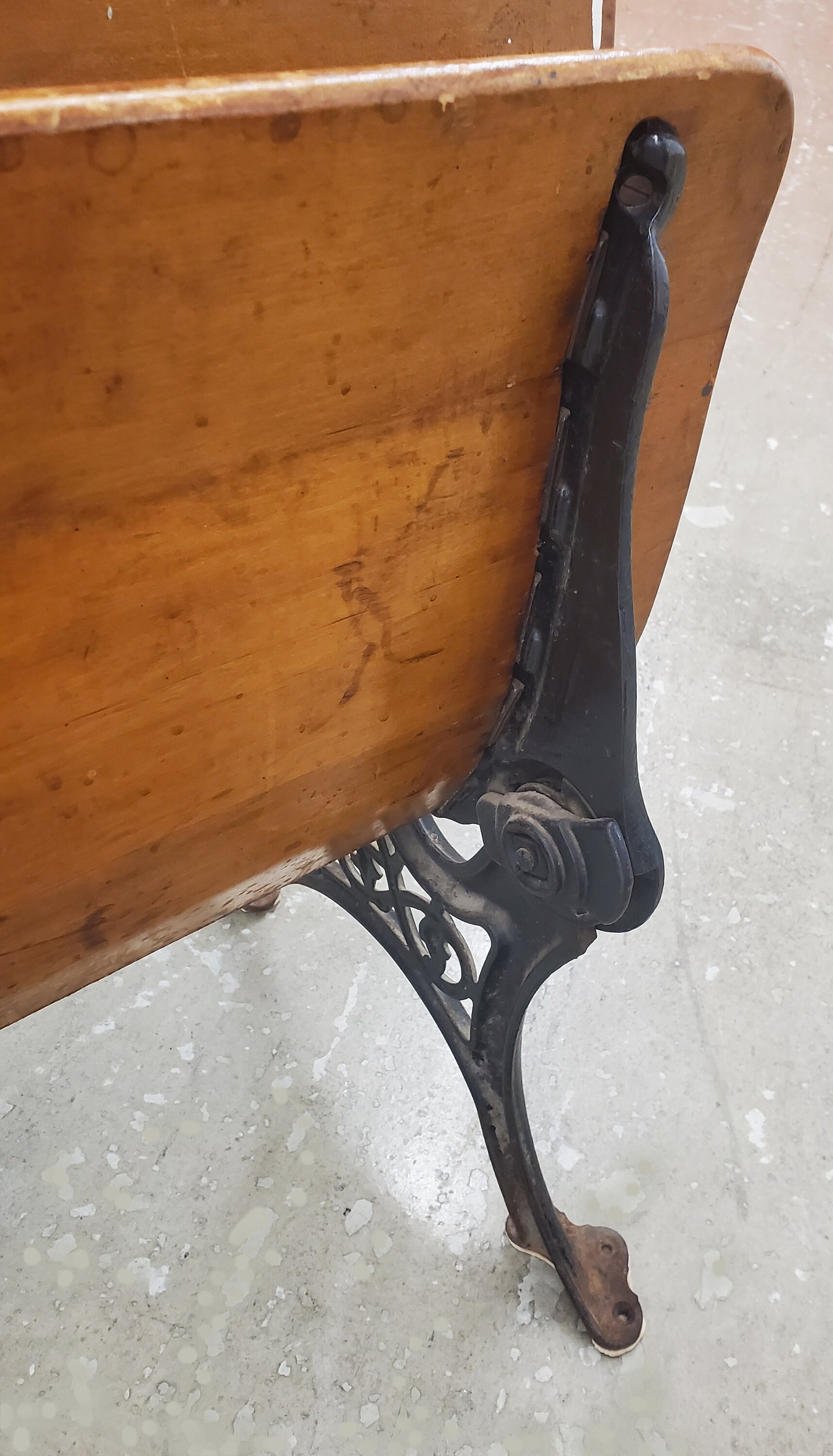 Antique School Desk Bench School Desk Antique Desk Cast Etsy