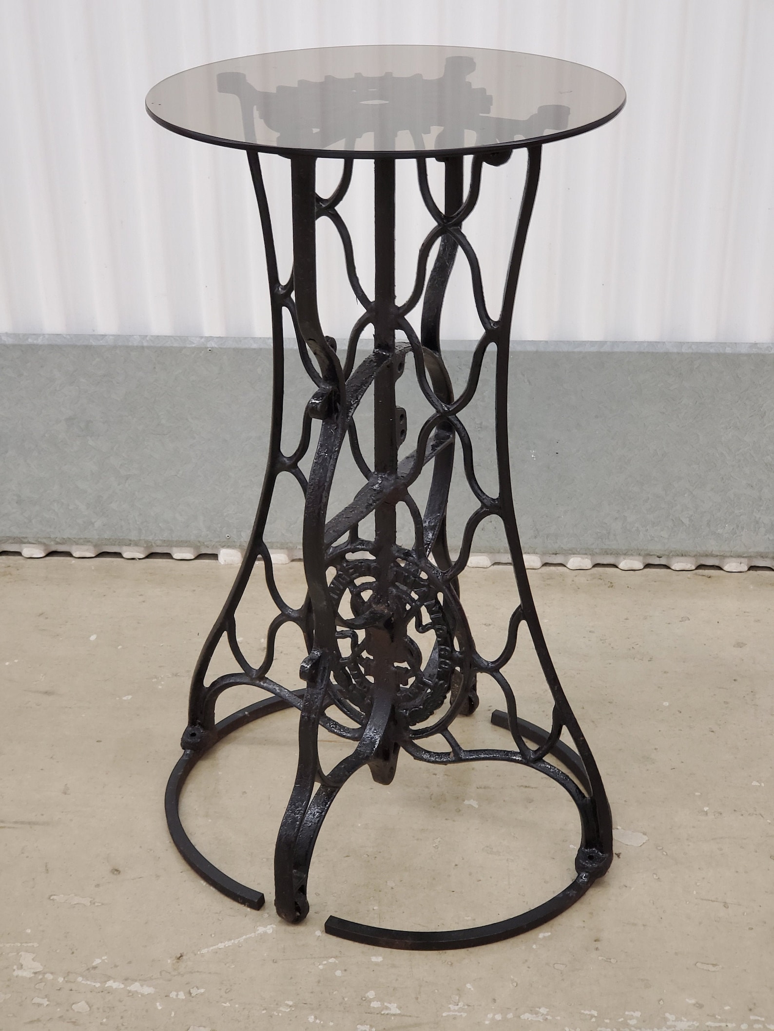 Antique Cast Iron End Table, Antique Singer Sewing Table, Antique Side