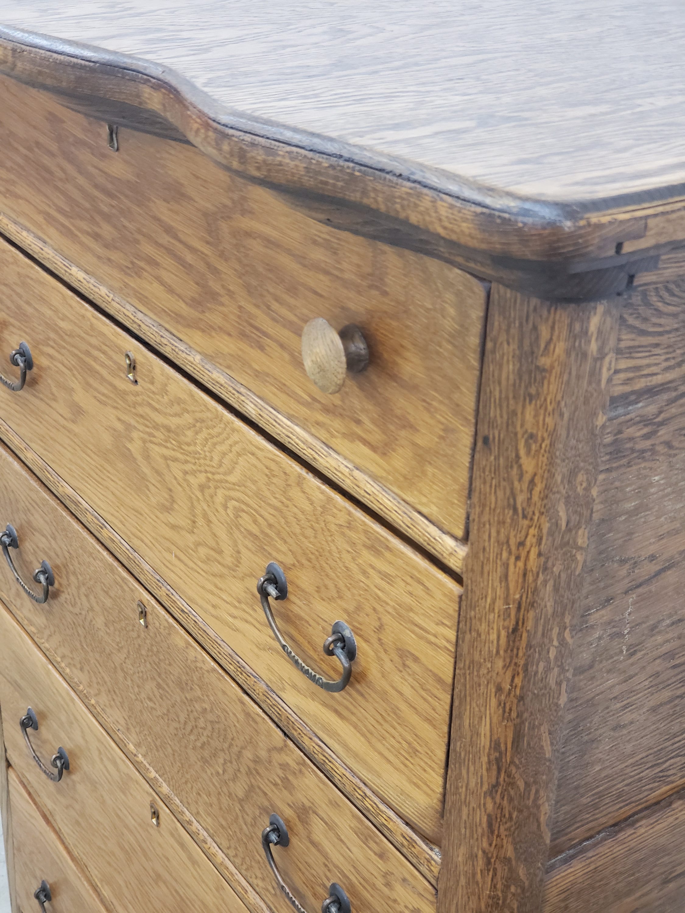 Antique Wood Dresser Early 1900s Dresser 5 Drawer Dresser Etsy