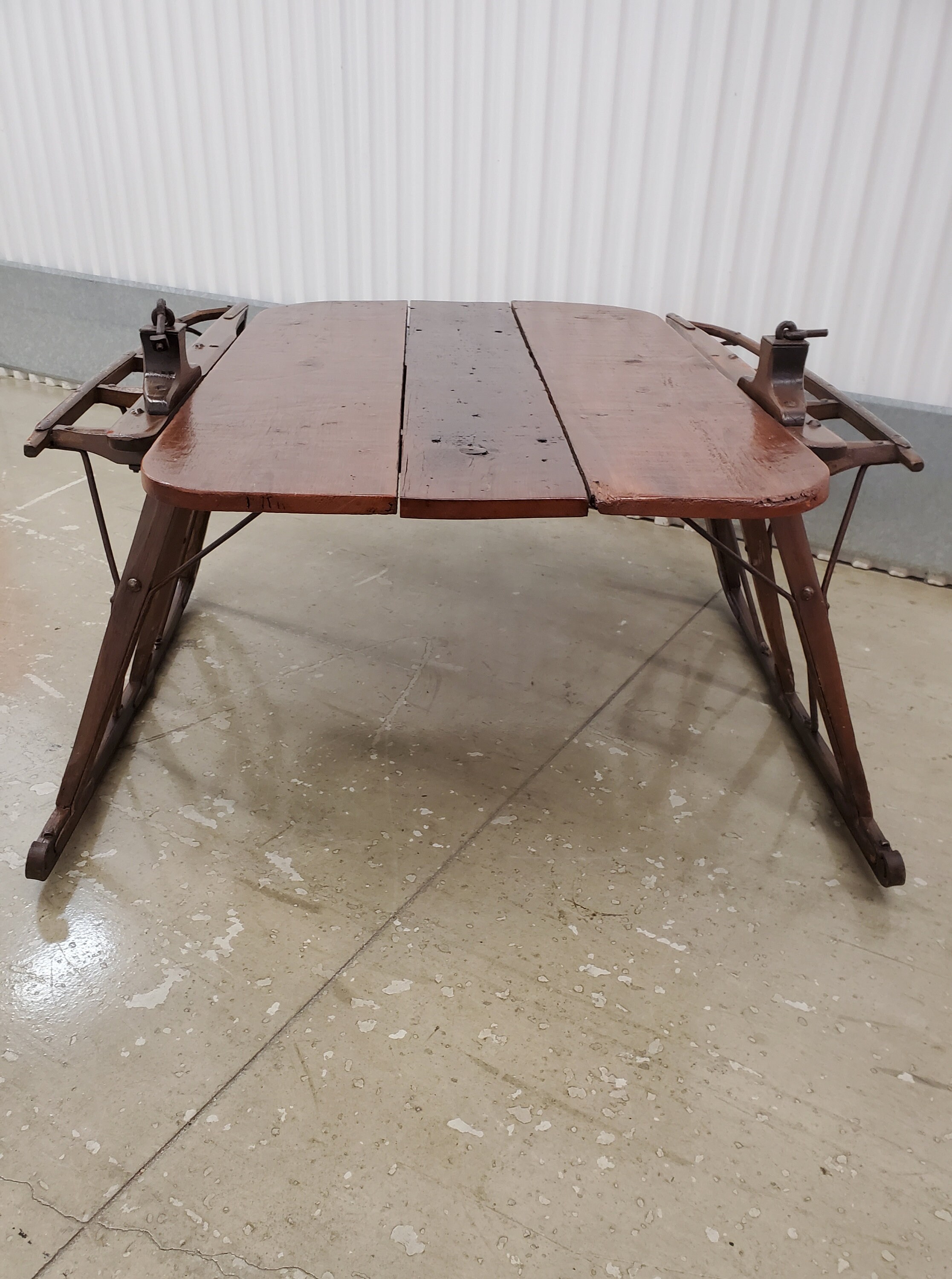 Antique Sleigh Coffee Table Antique Sled Rustic Table Etsy
