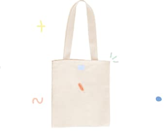 Embroidered Corn Dog Mini Tote | Original Design | Cute Unique Gift