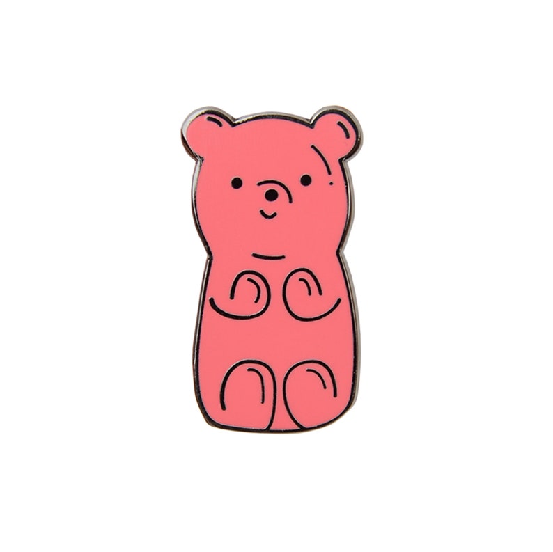 Gummy Bear Enamel Pin Pin Pack Cute Hard Enamel Pin Red Etsy