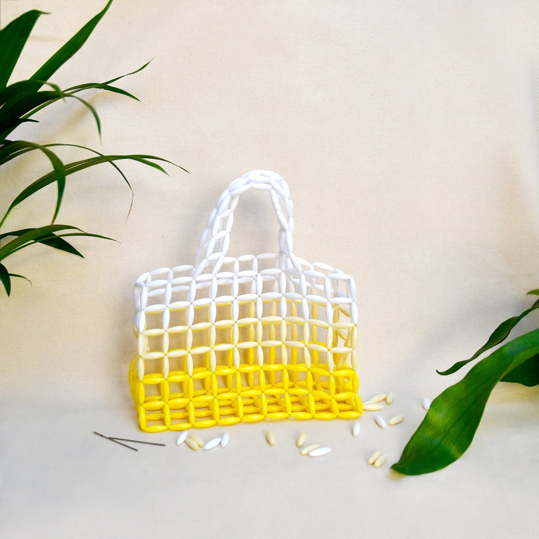 DIY Beaded Bag Kit DIY Kit for Adults Teenagers Children Craft Kit With