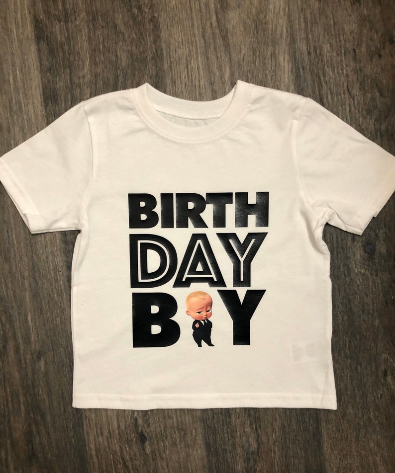 boss baby shirts for birthday party