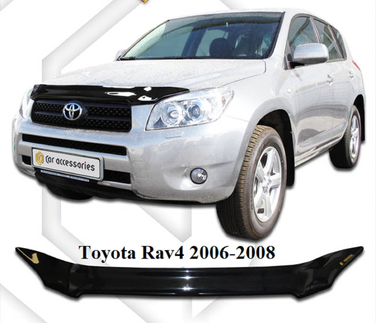 Bug Shield Hood Deflector for Toyota Rav4 20062009 Guard Etsy
