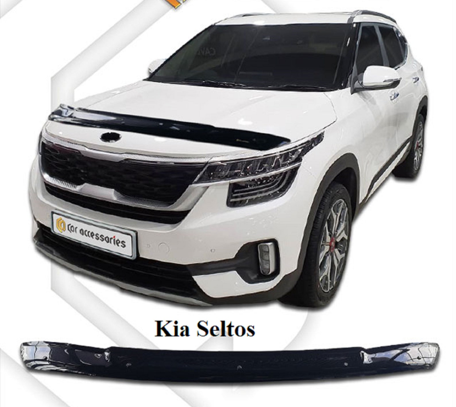 Bug shield Hood Deflector for Kia Seltos 2019UP Guard Etsy