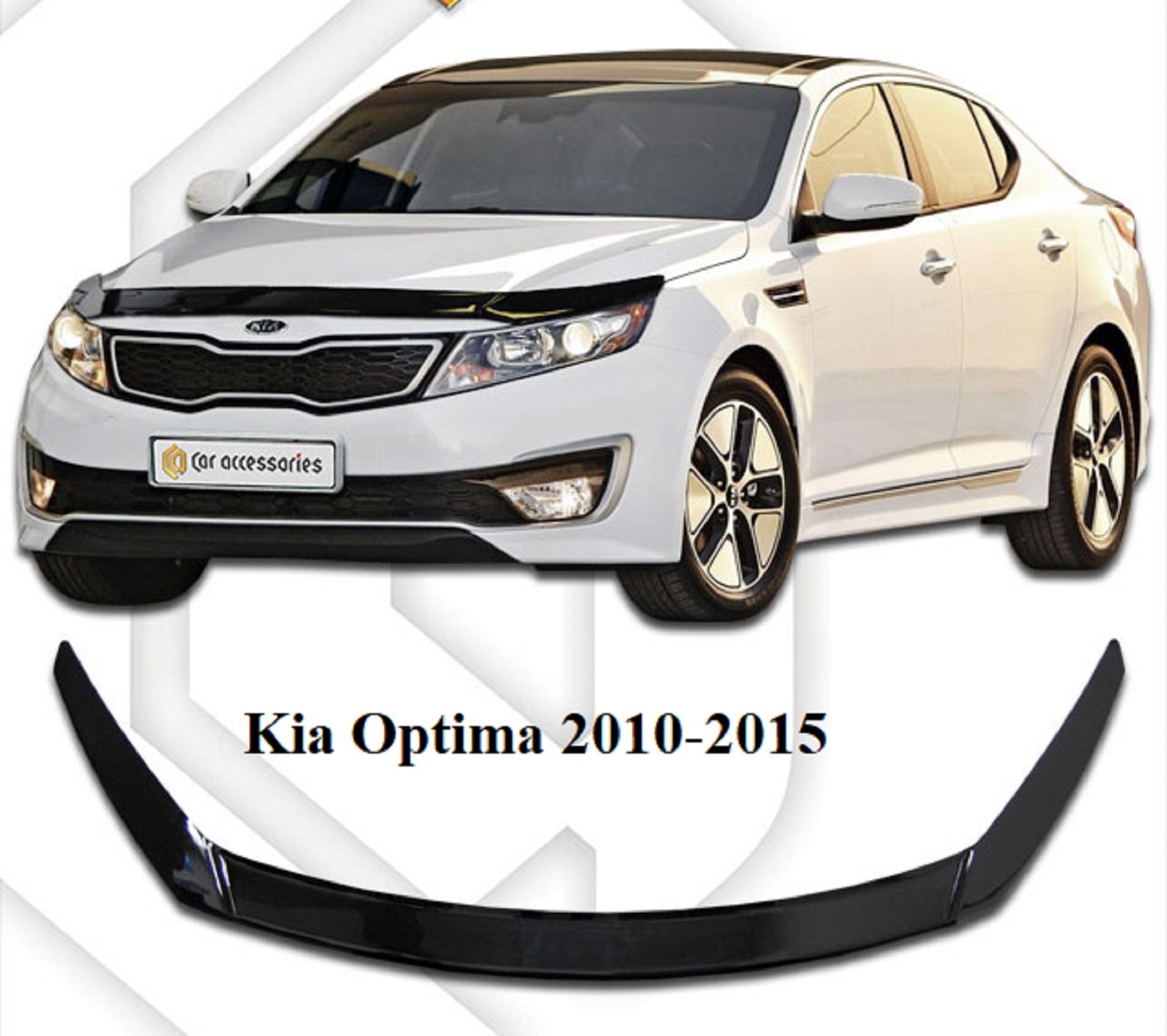 Bug shield Hood Deflector for Kia Optima 20102015 Guard Etsy