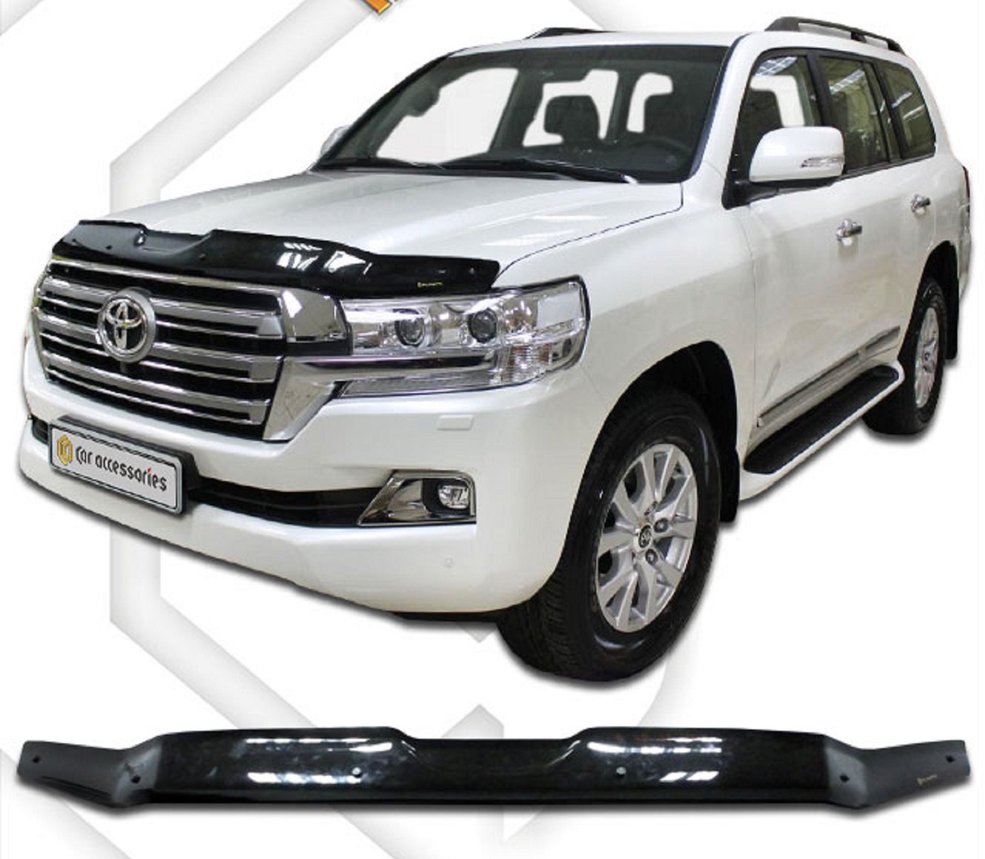Bug shield Hood Deflector for Toyota Land Cruiser 2015UP Etsy