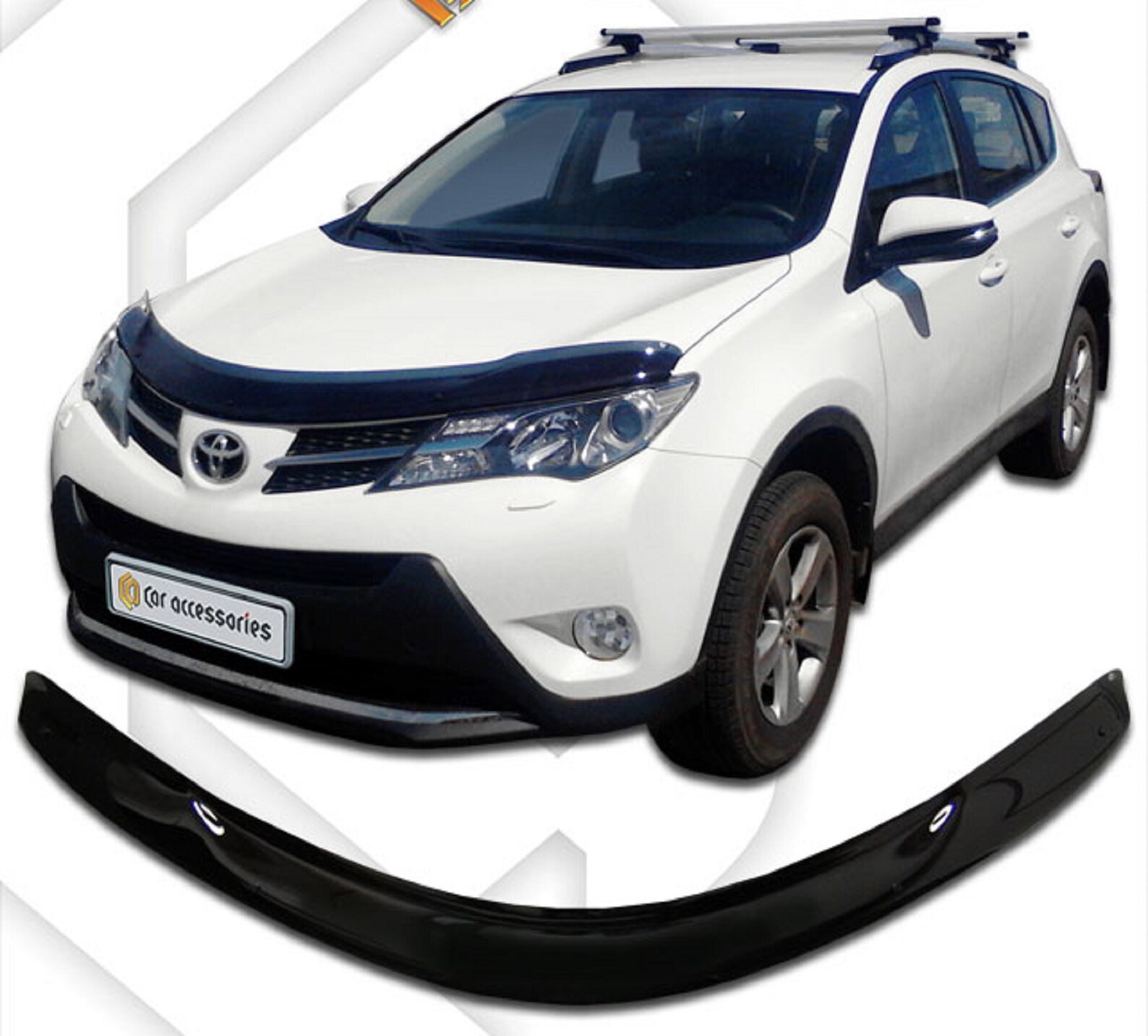 Bug shield Hood deflector Toyota Rav4 20132015 Guard Etsy