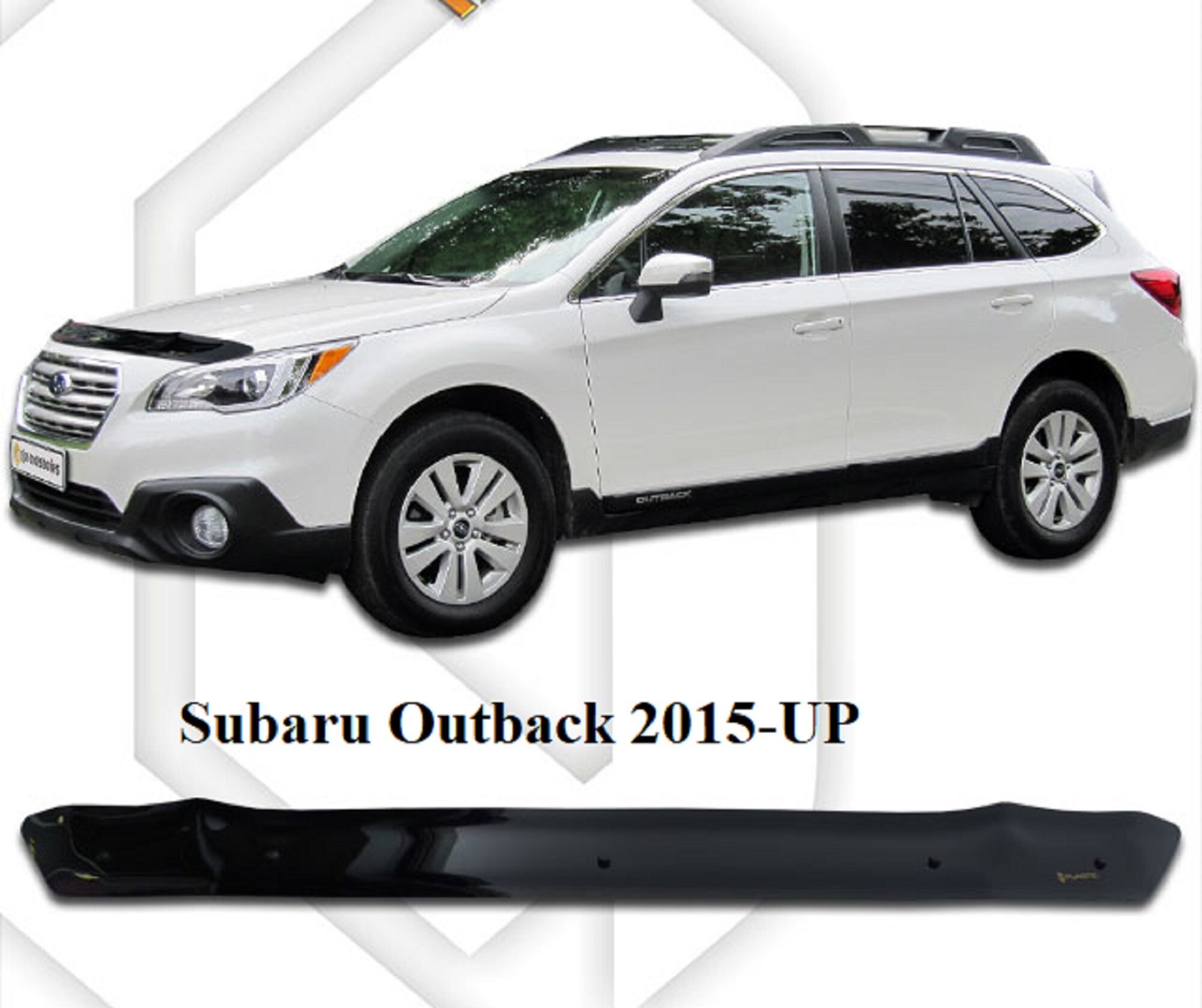 Bug shield Hood Deflector for Subaru Outback 2015UP Guard Etsy