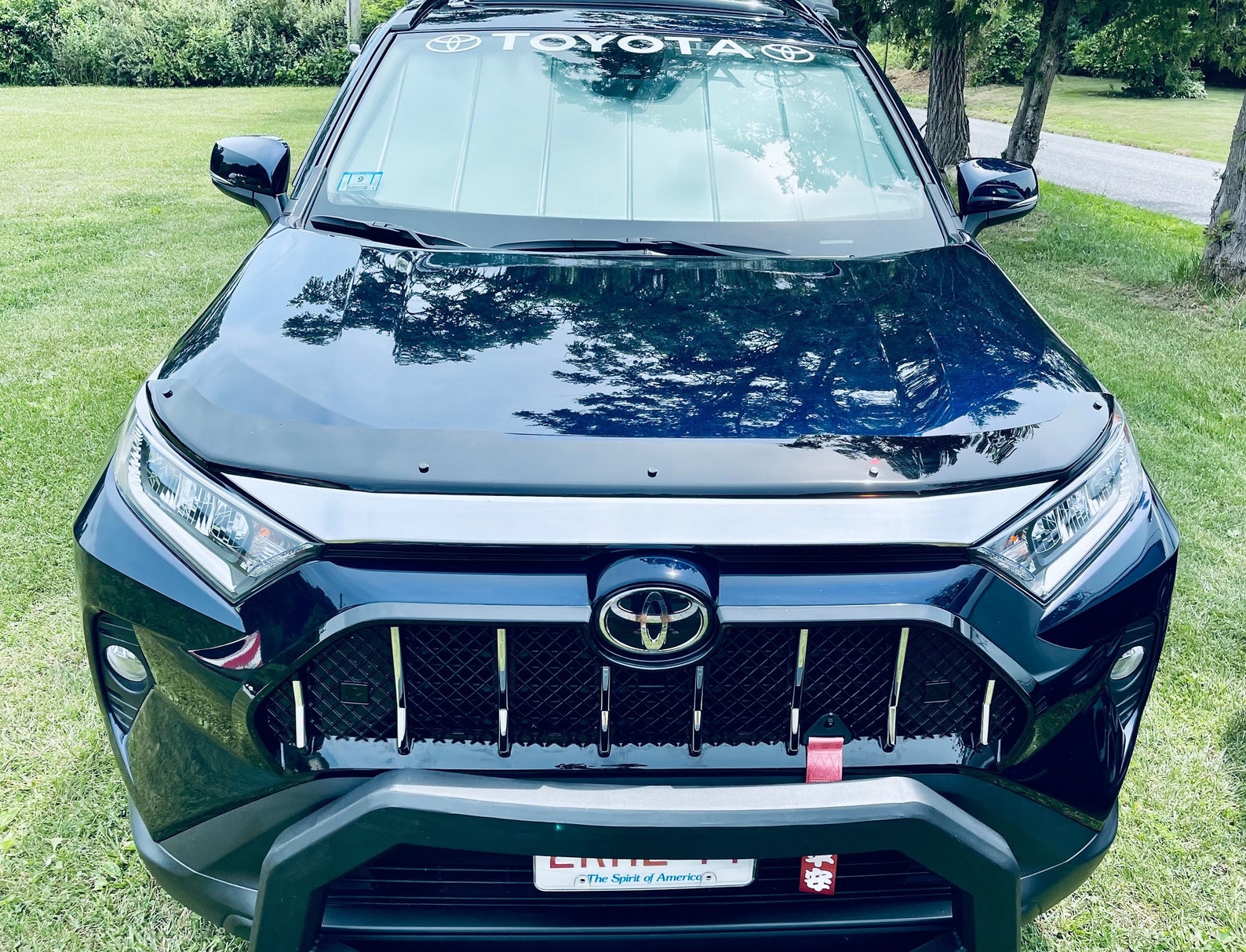 Bug shield Hood Deflector for Toyota RAV4 2018UP Guard Etsy