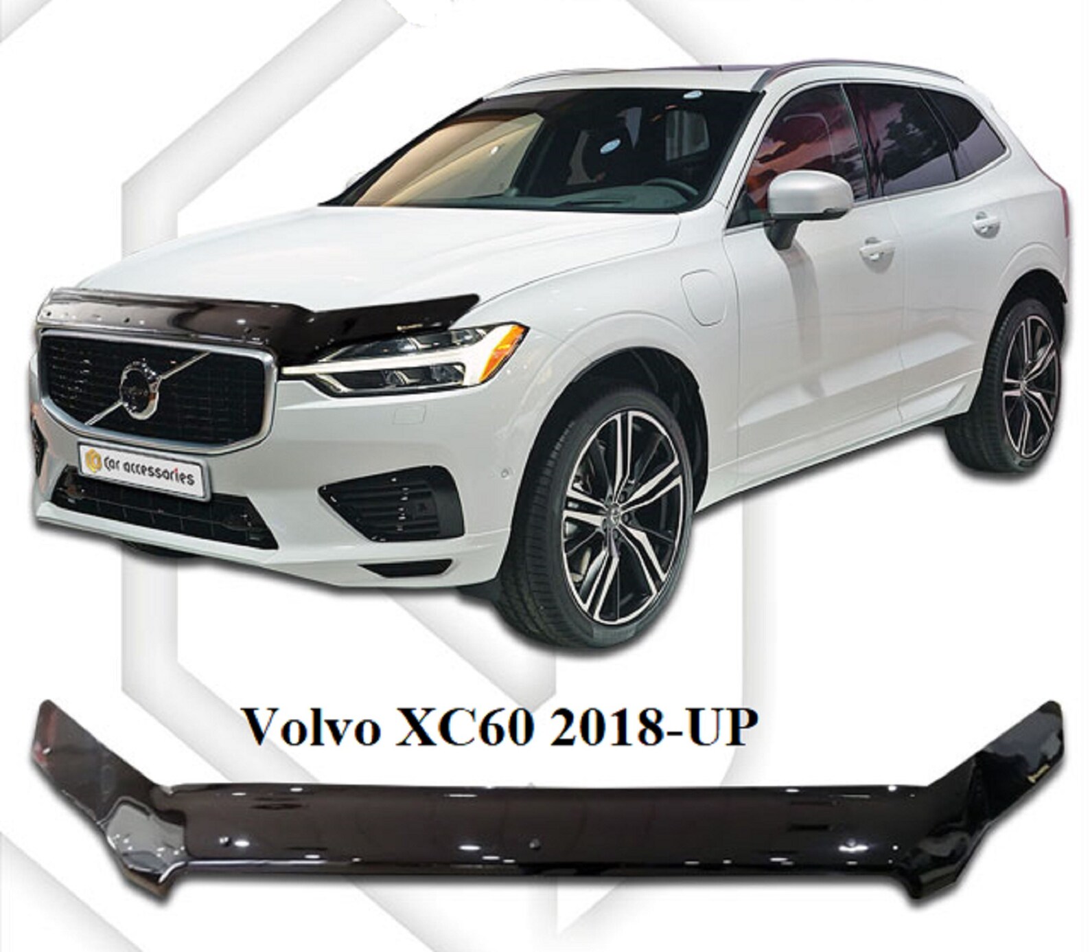 Bug shield Hood Deflector for Volvo XC60 2017UP Guard Etsy