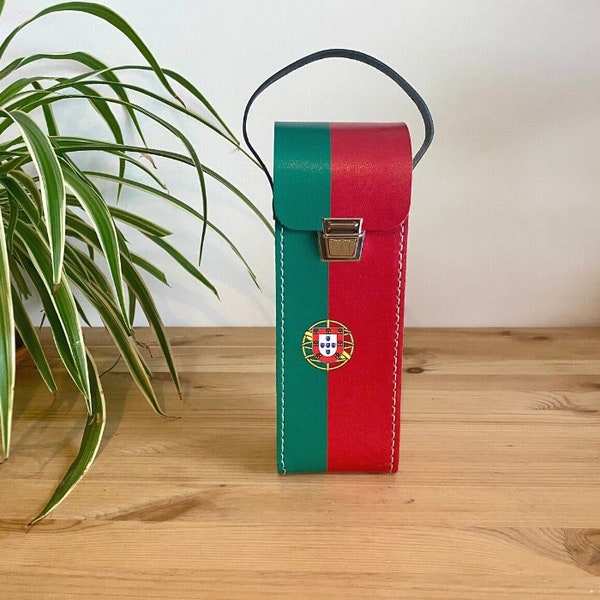 Sacoche de pétanque personnalisable Portugal, pochette personnalisée fabriquée en France, cadeau artisanal